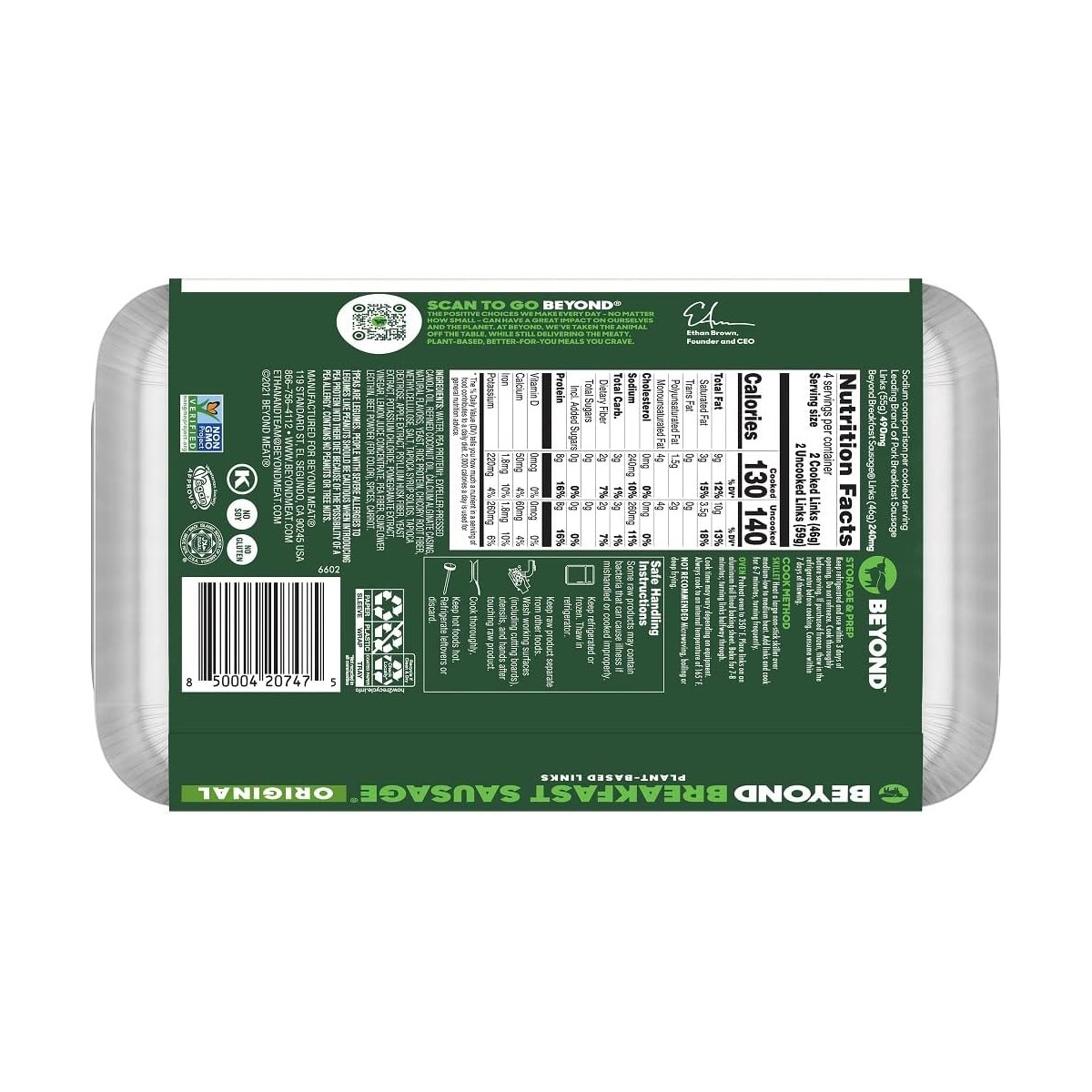 BEYOND MEAT BREAKFAST SAUSAGE LINKS 8.3OZ - Image 2